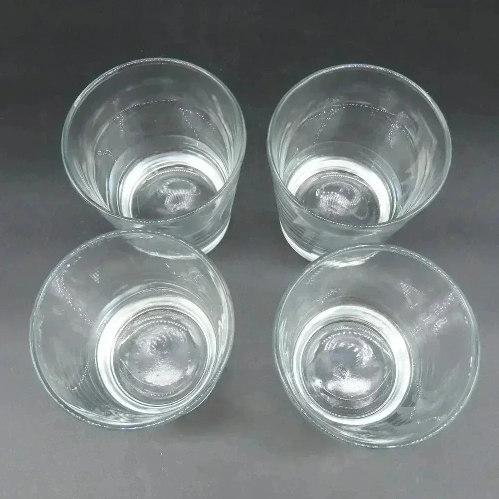 Anchor Hocking Grape Etched Mid-Century Low-Ball Glassware Set of 4 Vintage - Picture 2 of 5